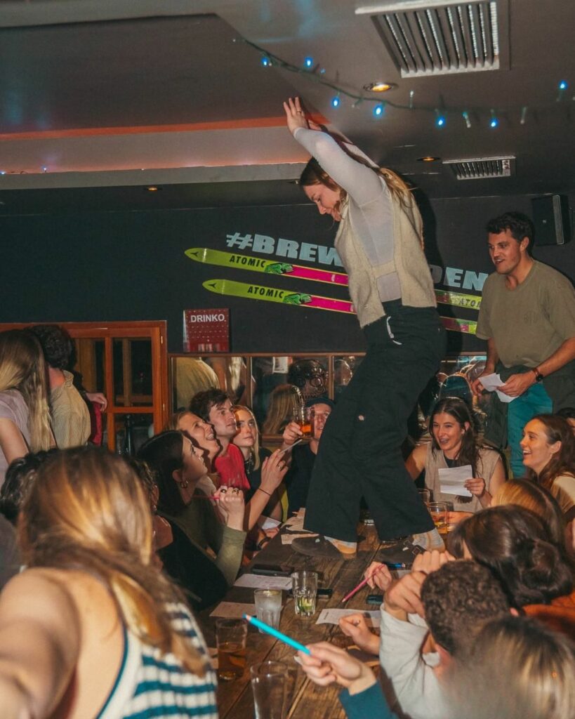 méribels wildest quiz night. Rock N Roll bingo moves to la taverne